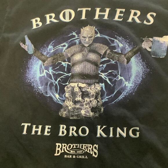 Game of thrones “the bro king” Bar and Grill t-shirt - Picture 2 of 3